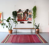 Vintage Bodrum Bos Kilim 4.4x8.6ft