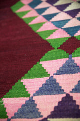 Vintage Milas Bencik Kilim 5.4x8.4ft