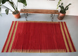 Old Bodrum Bos Kilim 5ftx9ft