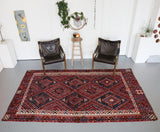 Old Fethiye Kilim 5.5ftx9.6ft