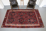 Old Fethiye Kilim 5.5ftx9.6ft