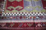 Old Konya Obruk Kilim 4.9ftx7.1ft