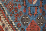 Vintage Turkish rug in living room setting, old rug, antique rug, pastel colors, faded colors, Turkish rug, vintage rug, soft rug, Portland, Oregon, rug store, rug shop, local shop