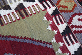 Old Konya Obruk Kilim 4.9ftx7.1ft