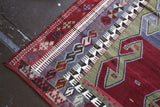 Old Konya Obruk Kilim 4.9ftx7.1ft