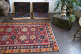 Vintage Sivas Sarkisla Kilim 4.9ftx7.8ft