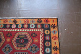Vintage Sivas Sarkisla Kilim 4.9ftx7.8ft