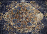 Old Demirci Oushak Rug 6.9ftx10.9ft