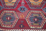 Vintage Sivas Sarkisla Kilim 4.9ftx7.8ft