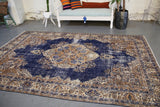 Old Demirci Oushak Rug 6.9ftx10.9ft