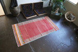 Vintage Bodrum Kilim 4.4ft x 8.3ft