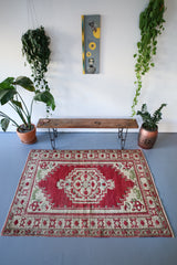 Vintage Turkish Anatolian Rug 5'3" x 7'