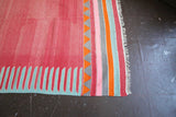 Vintage Bodrum Kilim 4.4ft x 8.3ft