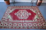 Vintage Turkish Anatolian Rug 5'3" x 7'