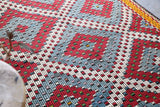 Vintage Aegean Cicim Kilim 5.5ftx9.3ft