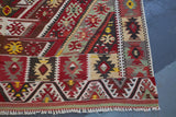 old rug, antique rug, earthy colors, faded colors, Turkish rug, vintage rug, flat weave, kilim rug, large area rug, square rug, Wild Shaman, Portland, Oregon, rug store, rug shop, local shop