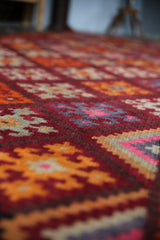Old Uzbek Kilim Runner 4ft x 19.5ft