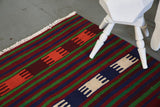 Vintage Anatolian Kilim 4'10"x8'8"