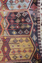 old rug, antique rug, earthy colors, faded colors, Turkish rug, vintage rug, flat weave, kilim rug, large area rug, square rug, Wild Shaman, Portland, Oregon, rug store, rug shop, local shop