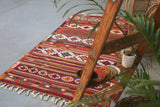 Vintage Anatolian Kilim 4.4ftx8.6ft