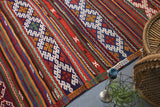 Vintage Anatolian Kilim 4.4ftx8.6ft