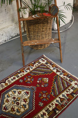 Vintage Kayseri Yahyali Runner 2.6ftx10ft