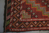Vintage Anatolian Cicim Kilim 6.4ftx9ft