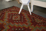 Vintage Anatolian Cicim Kilim 6.4ftx9ft
