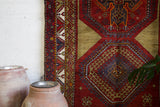 old rug, antique rug, Turkish rug, Portland, Oregon, rug store, rug shop, local shop, bright colors, wild shaman, large rug, area rug, red rug, bold color, burgundy, dark red