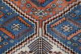 Vintage Turkish rug in living room setting, old rug, antique rug, pastel colors, faded colors, Turkish rug, vintage rug, soft rug, Portland, Oregon, rug store, rug shop, local shop