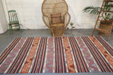Vintage Anatolian Kilim 5.5ftx10ft