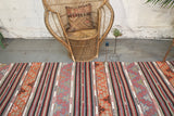 Vintage Anatolian Kilim 5.5ftx10ft
