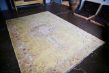 Old Oushak Rug 6.10ftx10ft