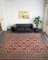 Vintage Afgani Turkmen Rug 9'10" x 12'9"