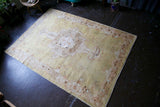 Old Oushak Rug 6.10ftx10ft