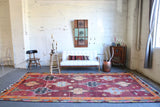 Vintage Sivas Sarkisla Kilim 6.10ftx13.4ft