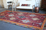 Vintage Sivas Sarkisla Kilim 6.10ftx13.4ft