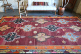 Vintage Sivas Sarkisla Kilim 6.10ftx13.4ft