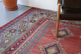 Old Turkish Oushak Kilim 13ftx13ft