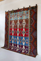 Area rug in a living room setting, pile rug, Turkish rug, custom rug, , new rug, modern rug, customizable rug, made to order rug, portland, rug shop, bright colors, wild shaman, soft rug, bold color, Portland, Oregon, rug store, rug shop, local shop, made in Turkey