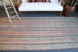 Vintage Turkish Aegean Cicim Kilim Rug 4'x9'8"