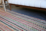 Vintage Turkish Aegean Cicim Kilim Rug 4'x9'8"