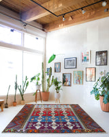 Area rug in a living room setting, pile rug, Turkish rug, custom rug, , new rug, modern rug, customizable rug, made to order rug, portland, rug shop, bright colors, wild shaman, soft rug, bold color, Portland, Oregon, rug store, rug shop, local shop, made in Turkey