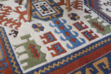 Vintage Turkish rug in a living room setting, pile rug, Turkish rug, vintage rug, portland, rug shop, bright colors, wild shaman, soft rug, bold color, Portland, Oregon, rug store, rug shop, local shop