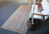 Vintage Turkish Aegean Cicim Kilim Rug 4'x9'8"