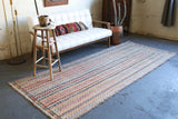 Vintage Turkish Aegean Cicim Kilim Rug 4'x9'8"