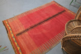 Old Bodrum Bos Kilim 4.6x6.3ft