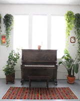 Turkish rug, vintage rug, flat weave, kilim rug, large area rug, square rug, Wild Shaman, Portland, Oregon, rug store, rug shop, local shop, bright colors, area rug, red rug, bold color