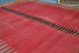 Old Bodrum Bos Kilim 4.6x6.3ft