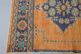 Vintage Konya Sille Turkish Runner Rug 3.2ftx11.2ft